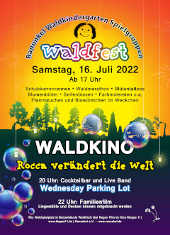 Plakat Ranunkel Waldfest 2022