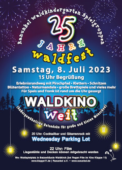 Plakat Ranunkel Waldfest 2023